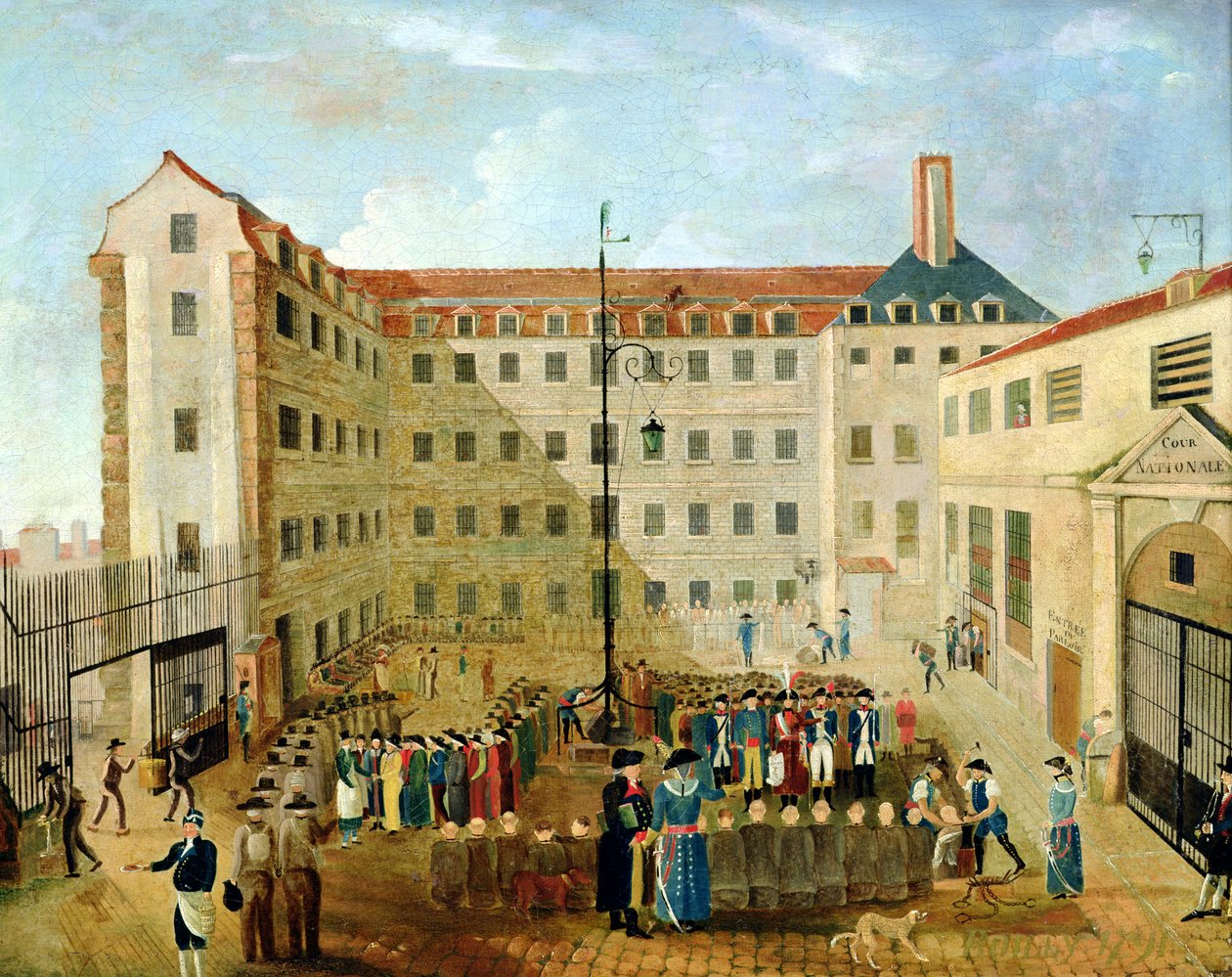 Sjackling the Prisoners at Bicetre, 1791 av Louis Leopold Boilly
