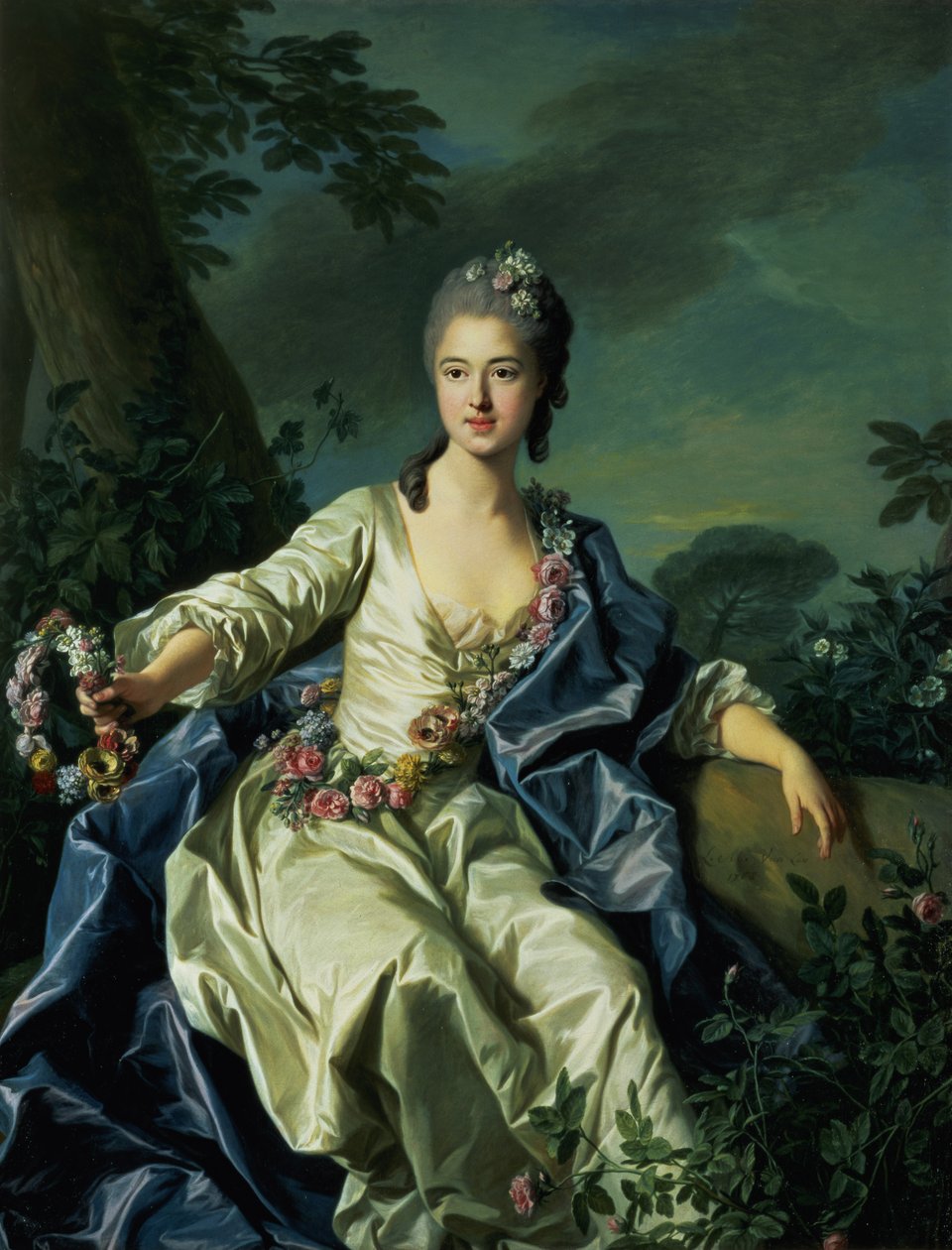 Comtesse de Beaurepaire, 1776 av Louis Michel van Loo