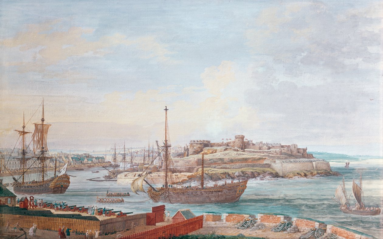 Brest, ca. 1780 av Louis Nicolas van Blarenberghe