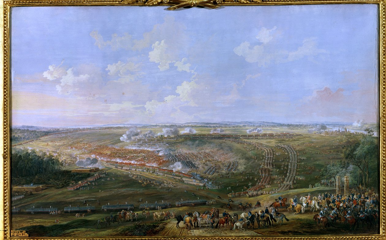 Slaget ved Fontenoy, 11. mai 1745, 1779 av Louis Nicolas van Blarenberghe