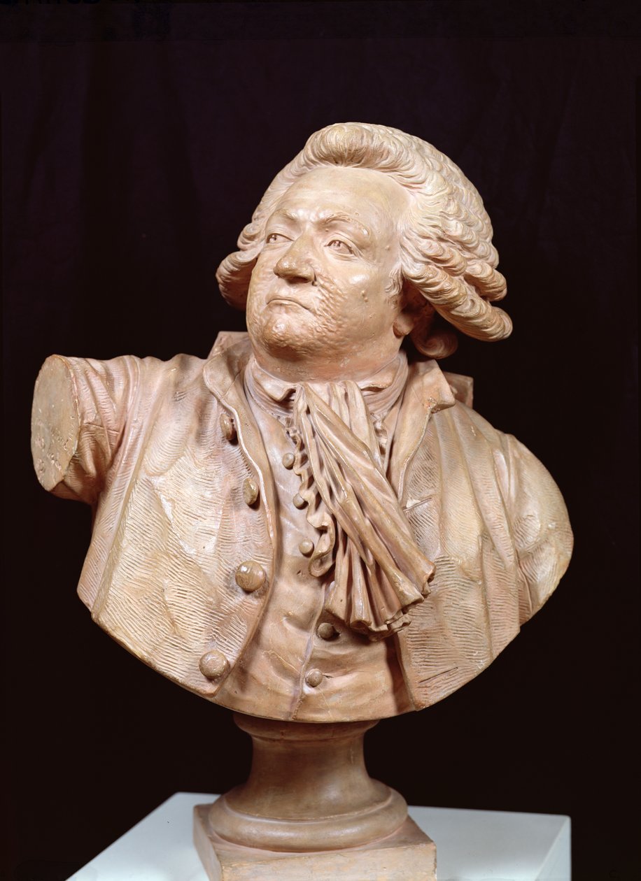 Byste av Mirabeau (1749–91) 1791 (gips) av Louis Pierre Deseine