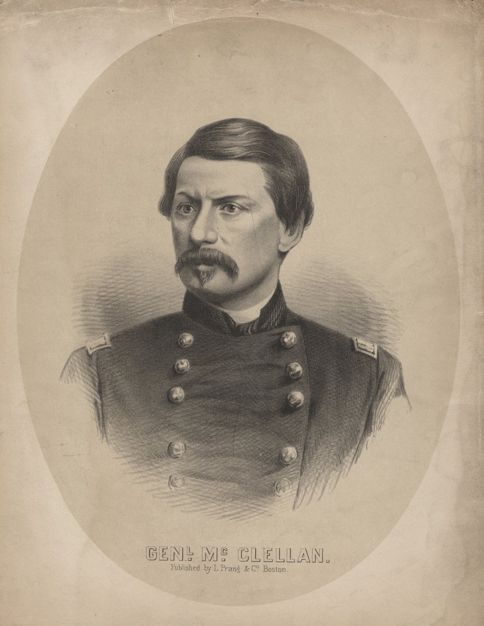 General McClellan, 1862 av Louis Prang