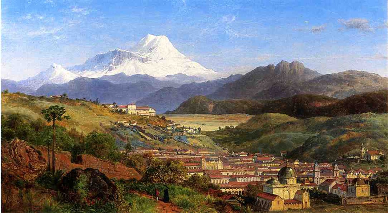 Rio Bamba, Ecuador, 1859 av Louis Rémy Mignot