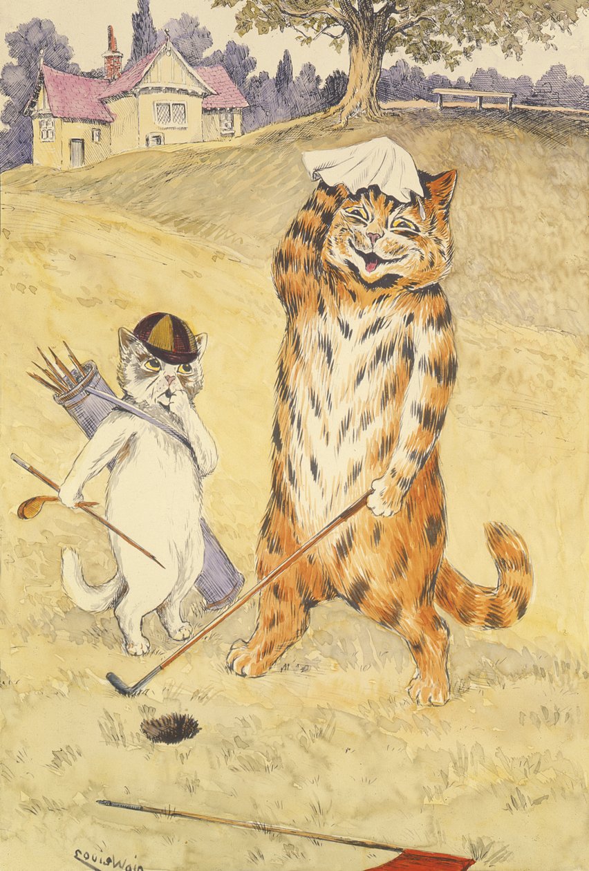 Holed in One, ca. 1905 av Louis Wain