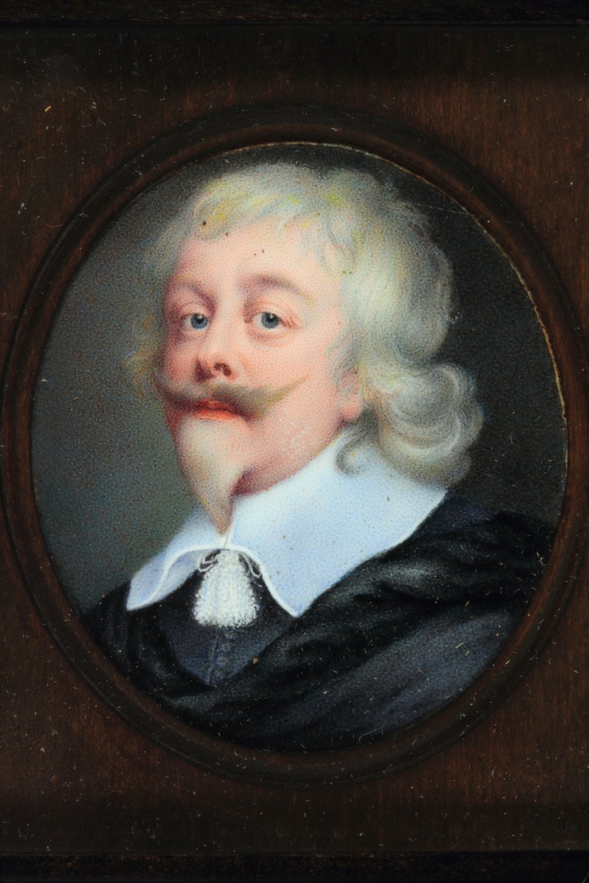 Sir Edward Littleton, Lord Littleton Of Munslow (emalje) av Louis du Guernier