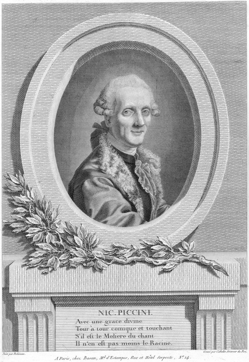 Niccolò Piccinni av Louis Jacques Cathelin