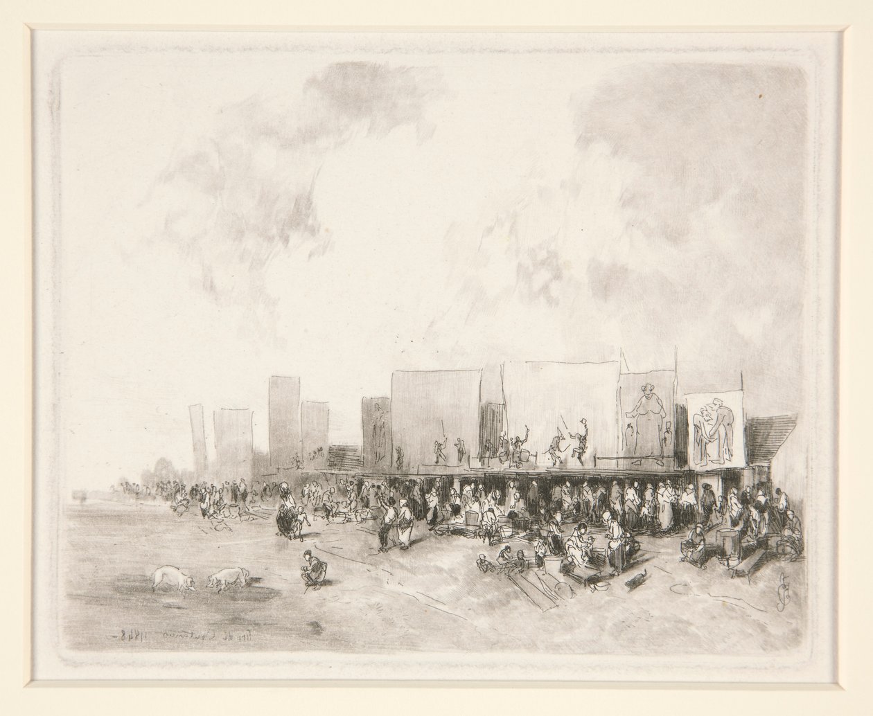 Landsbymesse av Louis Adolphe Hervier