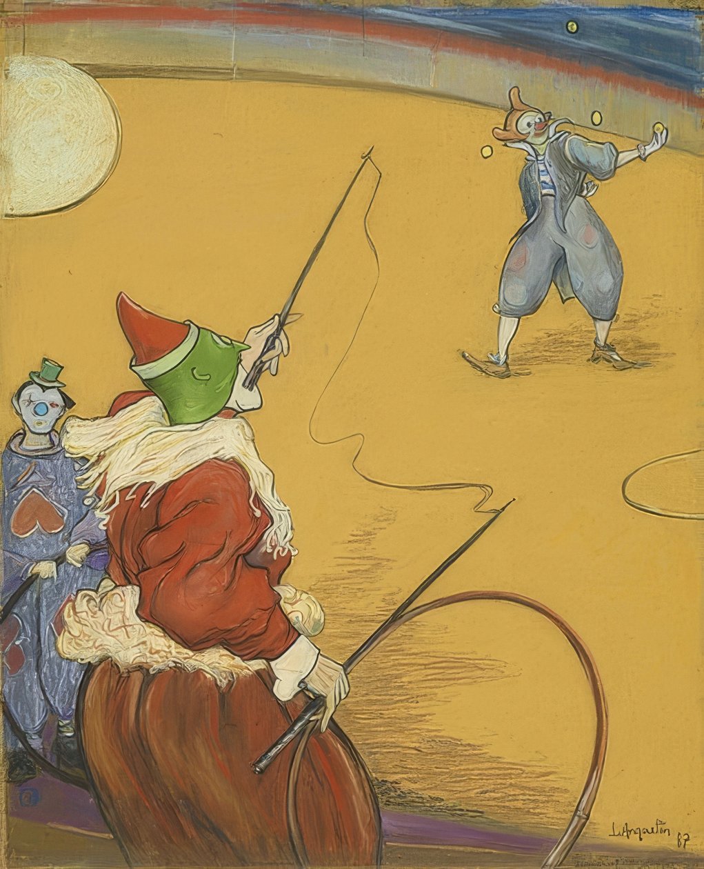 På Maurice-sirkuset. 1887 av Louis Anquetin