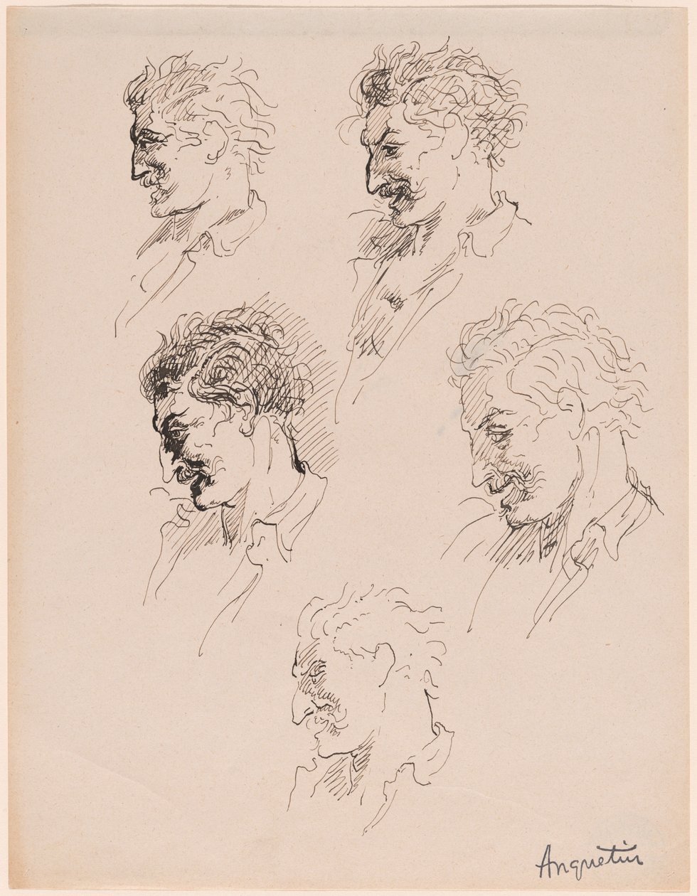 Hovedstudier av Louis Anquetin