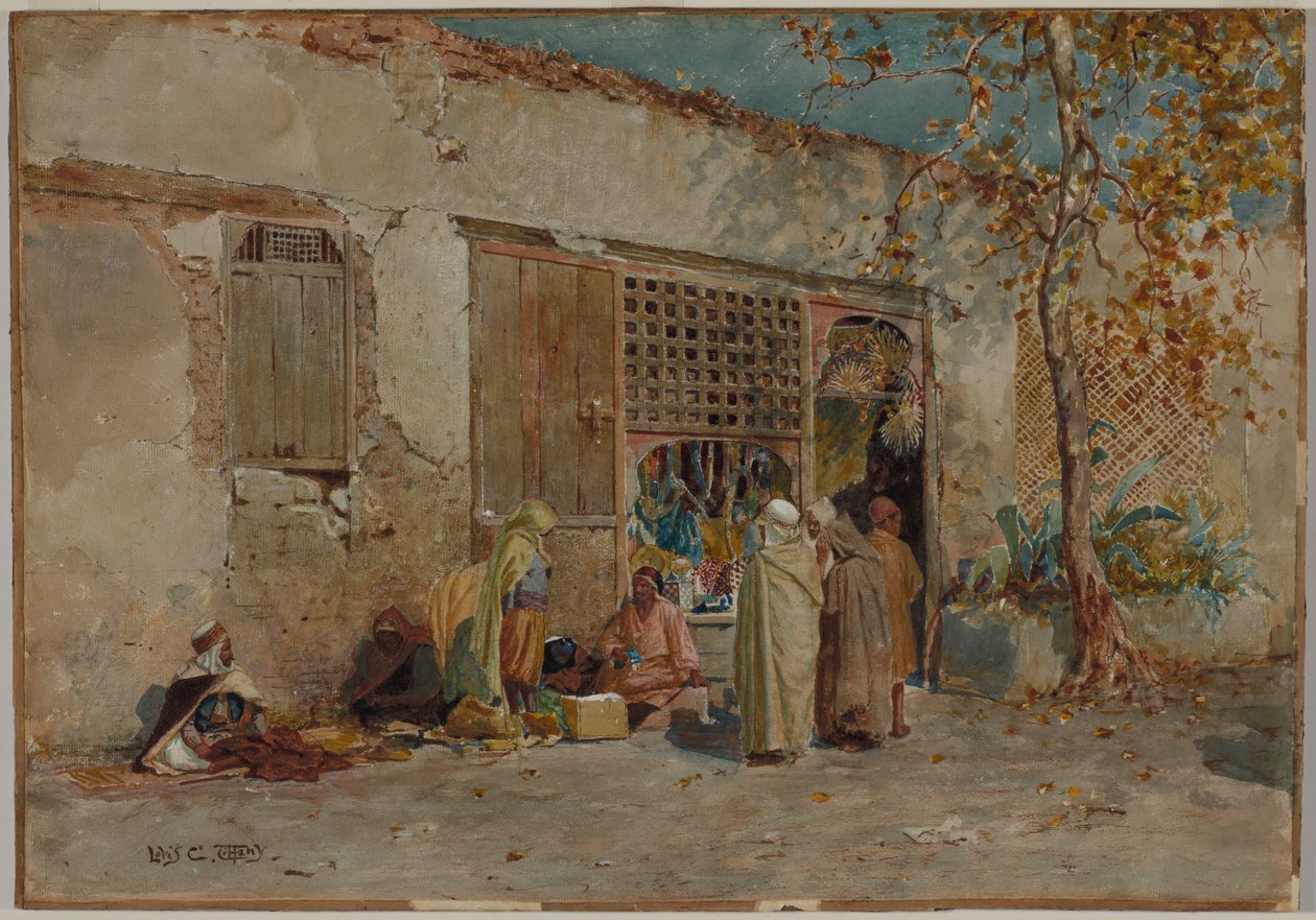 Marokkansk scene, ca. 1871. av Louis Comfort Tiffany