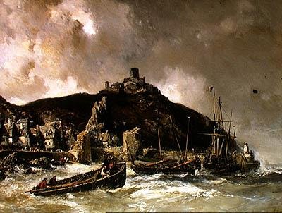 Havnen av Louis Eugene Gabriel Isabey