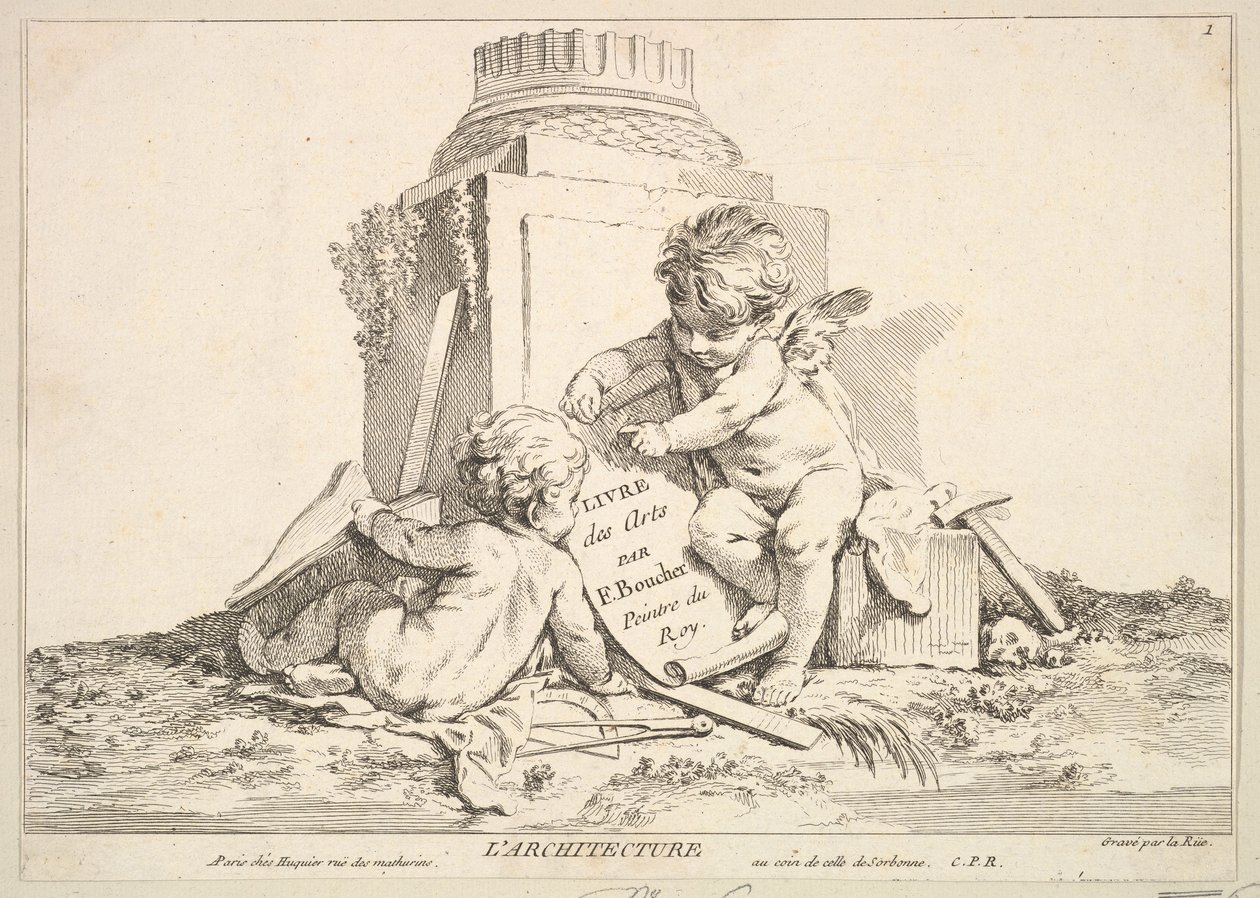 Arkitektur. av Louis Felix de la Rue