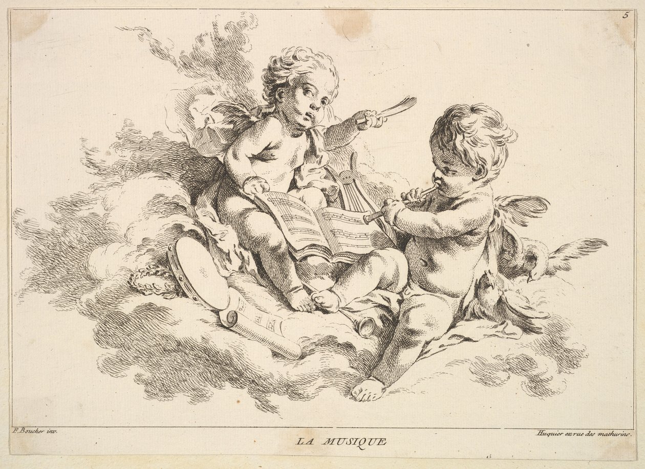 Musikk. av Louis Felix de la Rue