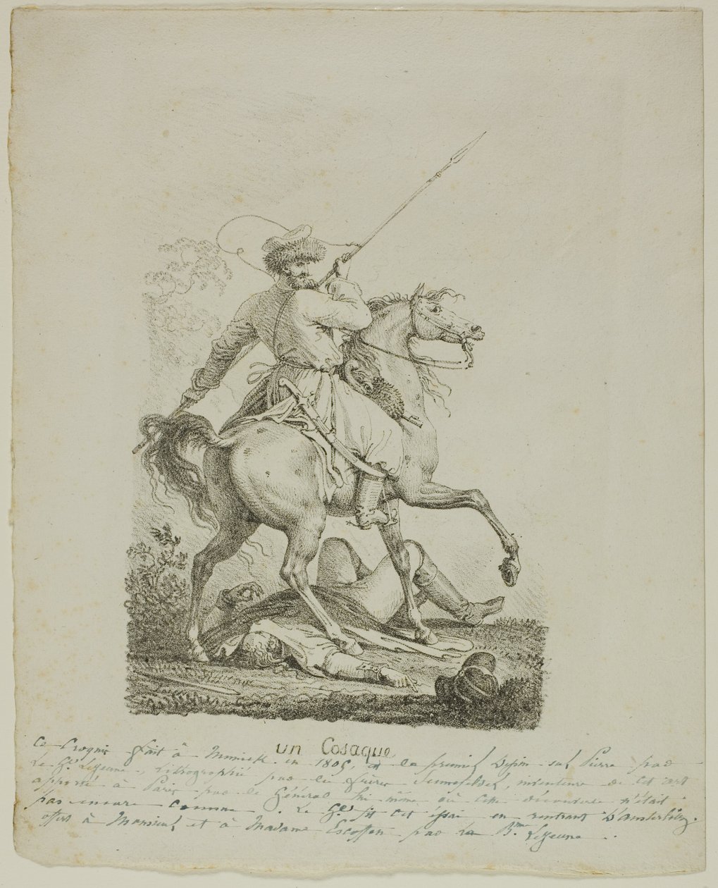 En kosakk av Louis Francois Lejeune