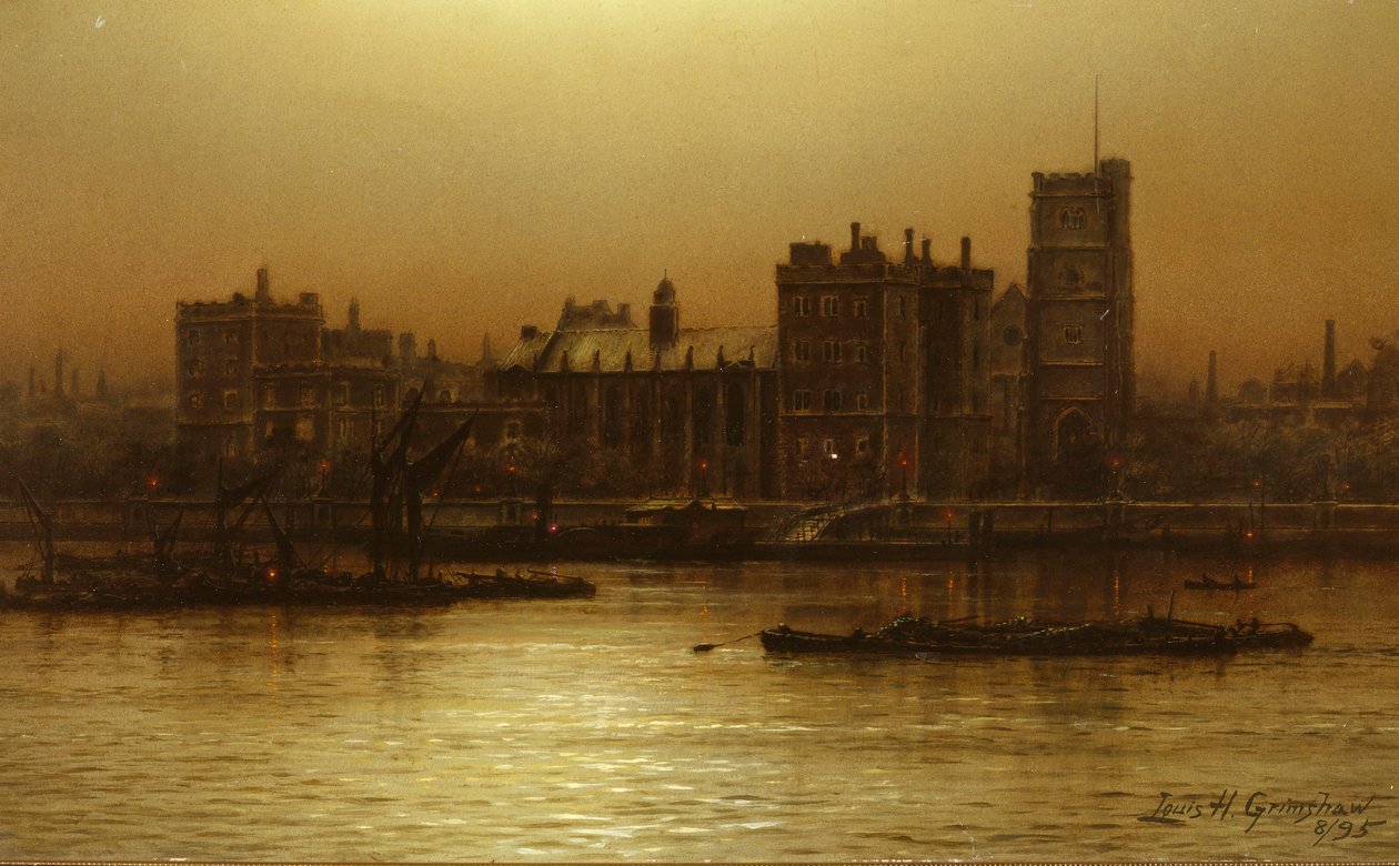 Lambeth Palace, London av Louis Grimshaw