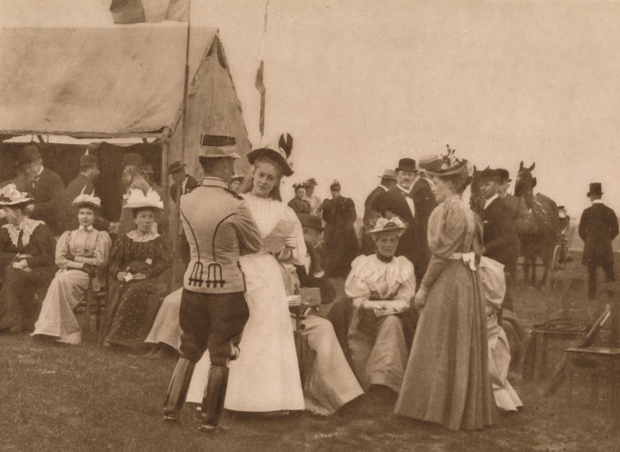 Utendørssamling, 1937. av Louis Guichard