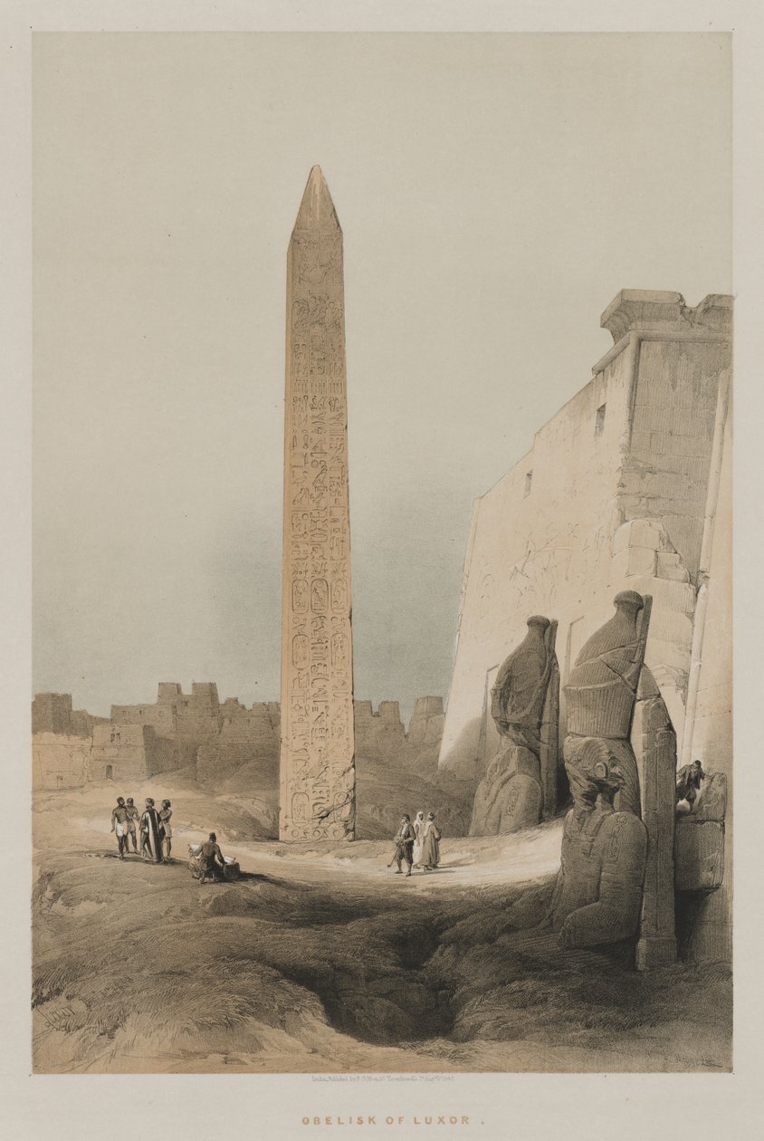 Egypt og Nubia, bind I: Luxor av Louis Haghe