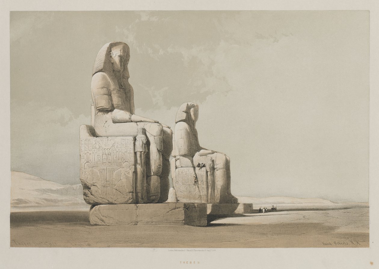 Egypt og Nubia, bind I: Theben av Louis Haghe