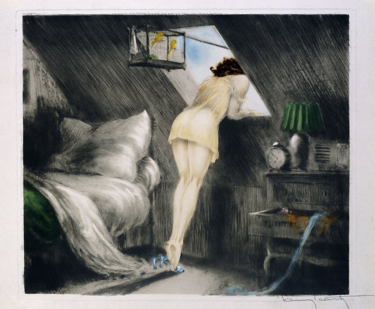 Loftsrom av Louis Icart