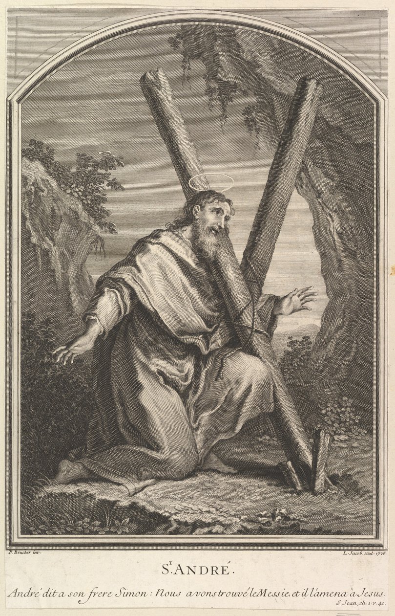 Saint Andrew, 1726. av Louis Jacob