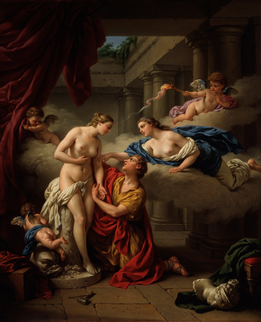 Pygmalion og Galatea, 1777. av Louis Jean François Lagrenée