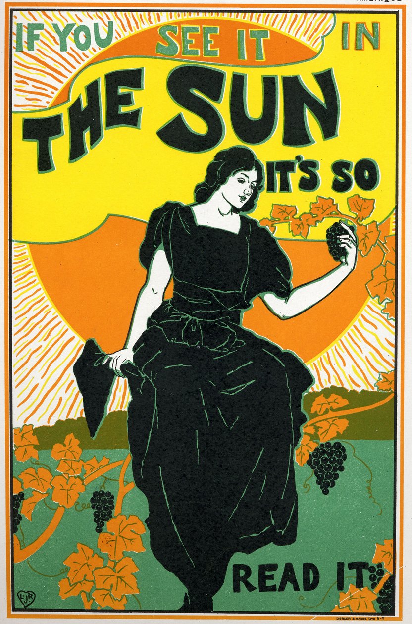 The Sun, journal, USA av Louis John Rhead
