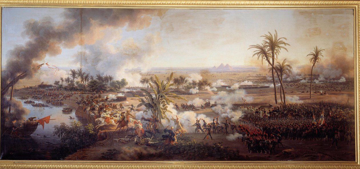 Slaget ved pyramidene, 21. juli av Louis Lejeune