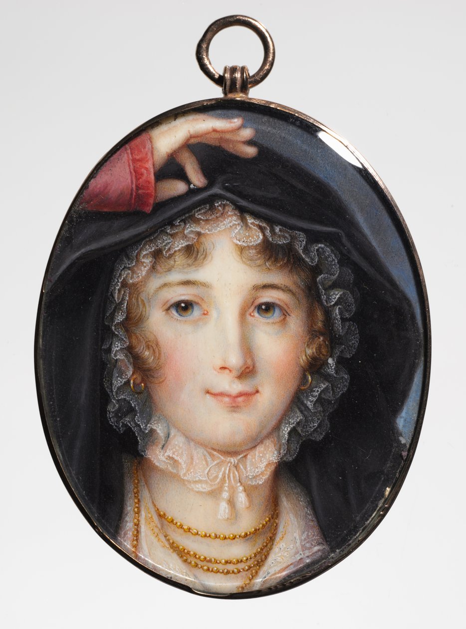 Portrett av en kvinne, 1810-tallet. av Louis Marie Autissier