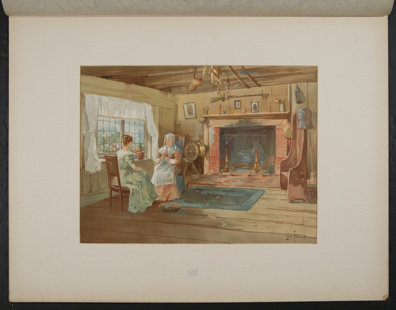 New England Cabin, Midway Plaisance av Louis Meynelle