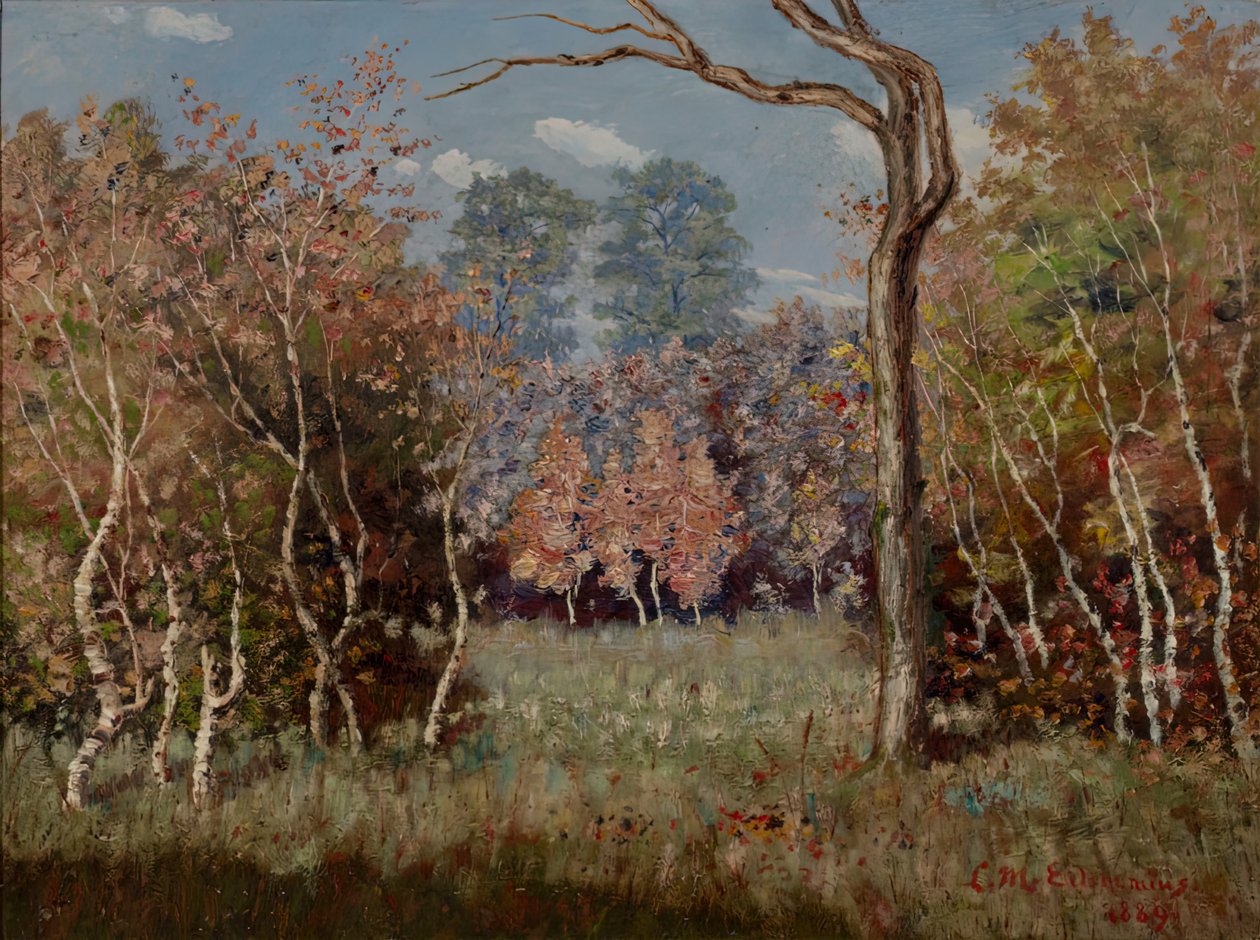 Høstlandskap, 1889. av Louis Michel Eilshemius