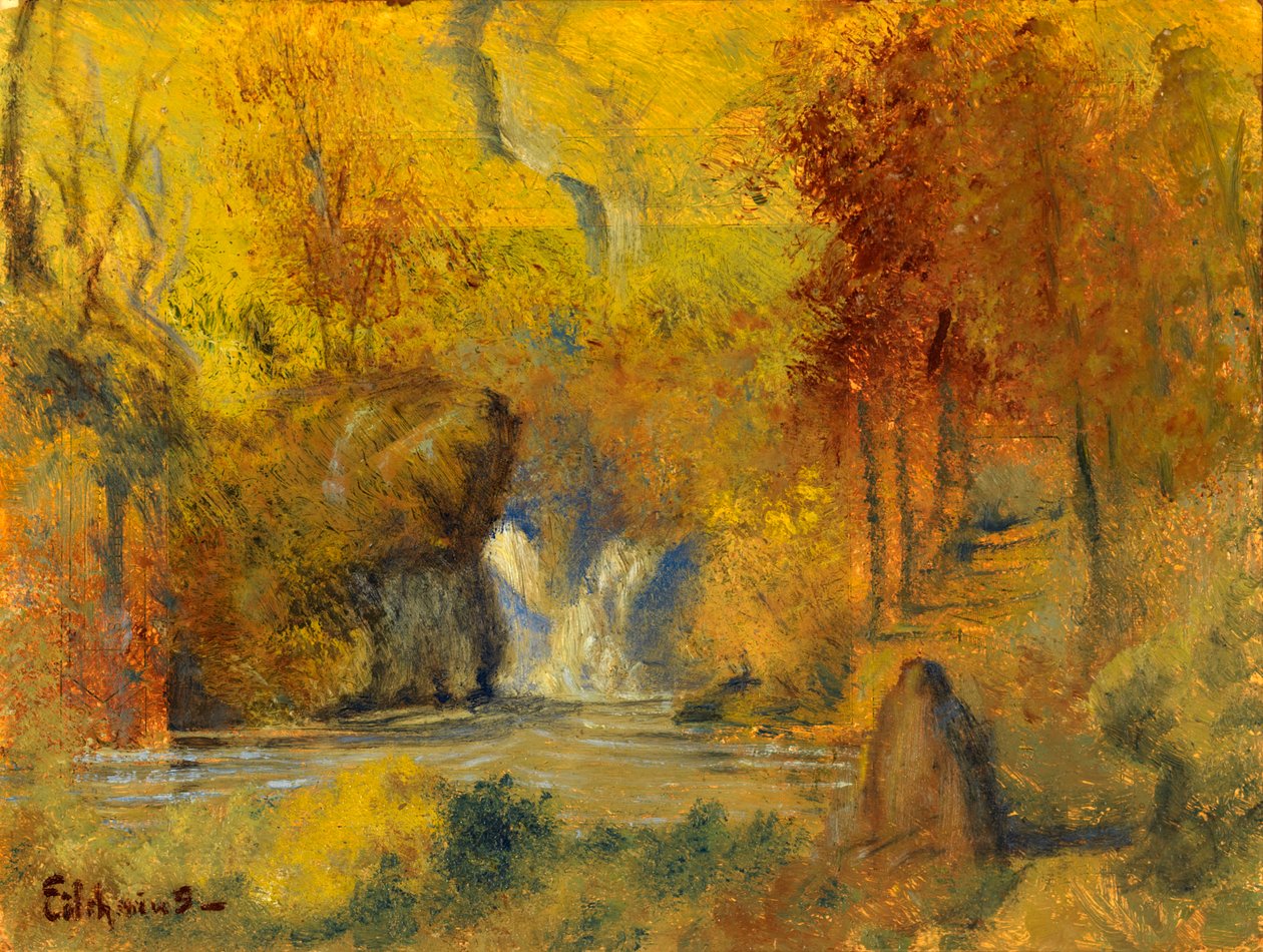 Høstlandskap, ca. 1919. av Louis Michel Eilshemius