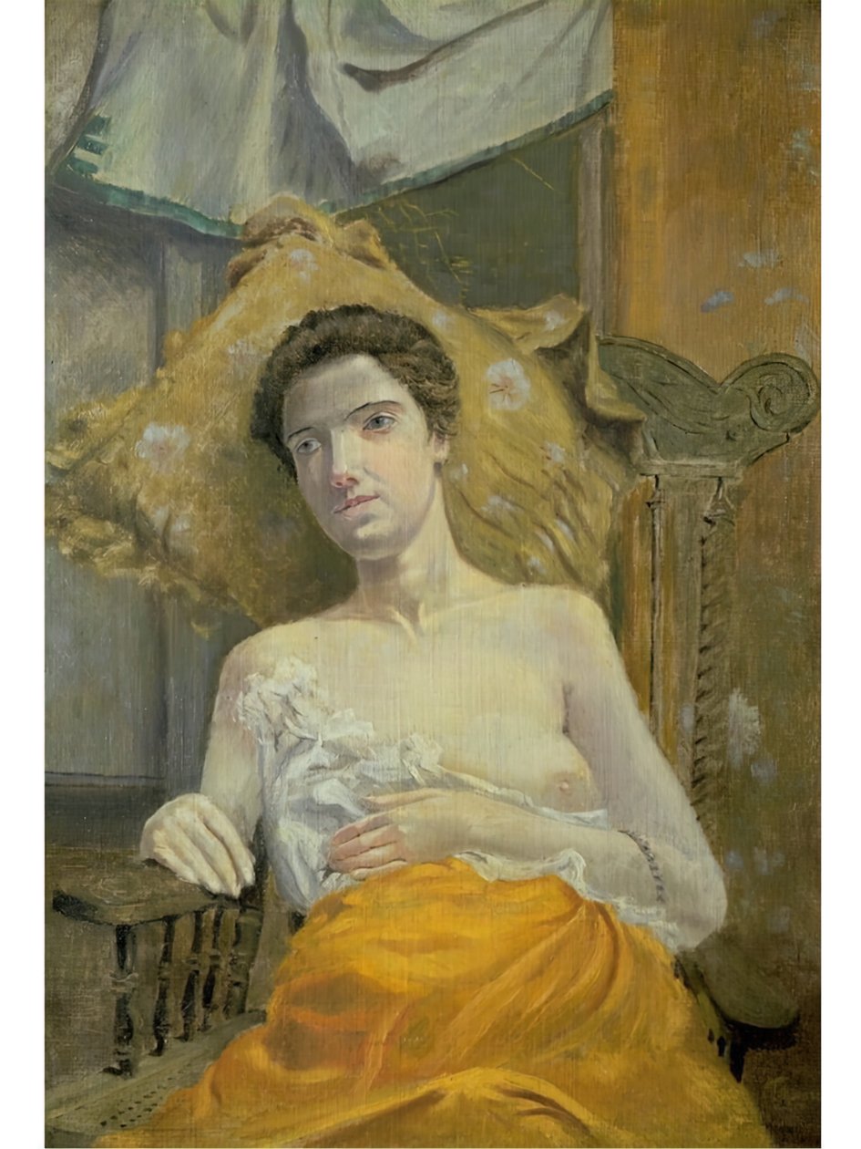 Mor Bereft, ca. 1890. av Louis Michel Eilshemius