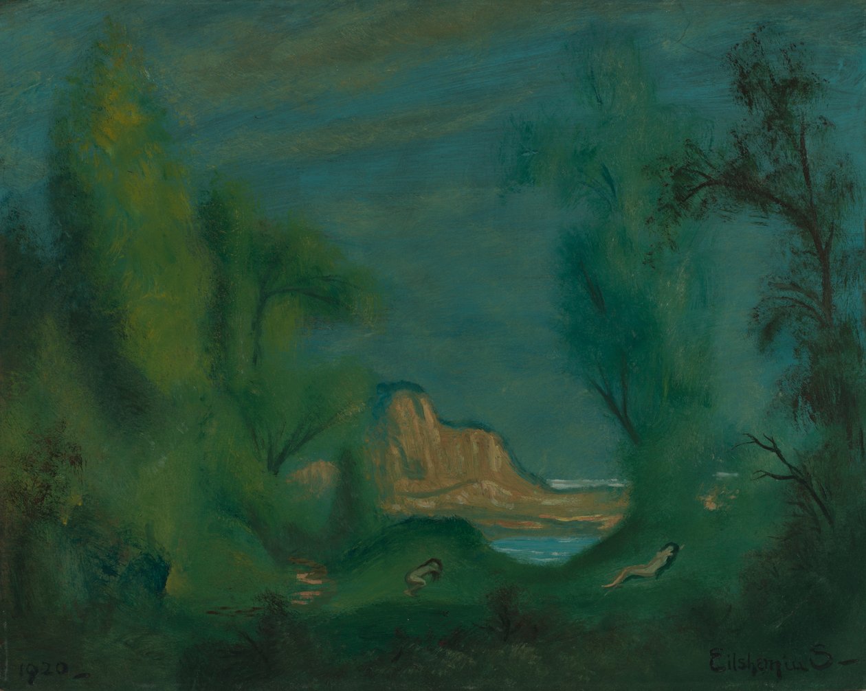 Nymphs Sleeping, 1920. av Louis Michel Eilshemius