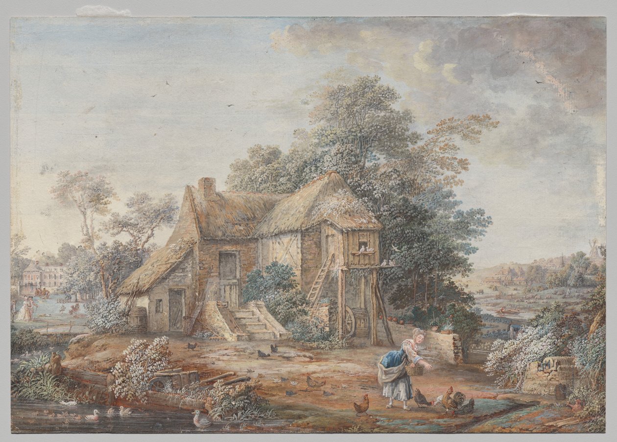 Petit Trianon, Versailles av Louis Nicolas van Blarenberghe