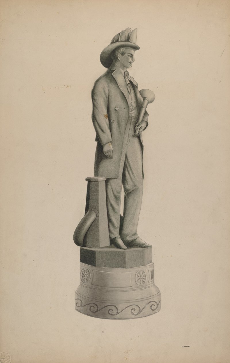 Statue, 19351942. av Louis Plogsted