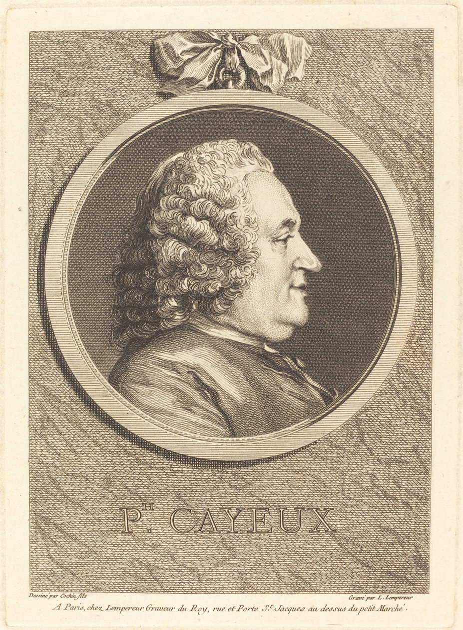 Philippe Cayeux av Louis Simon Lempereur after Charles Nicolas Cochin II