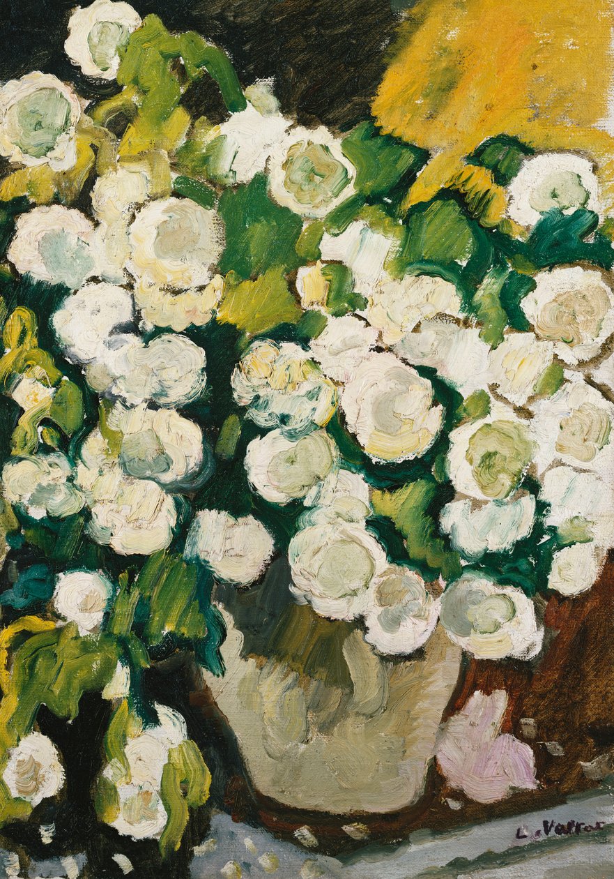 Snøballer (olje på lerret) av Louis Valtat