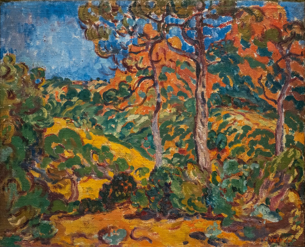 Sollys under trærne av Louis Valtat