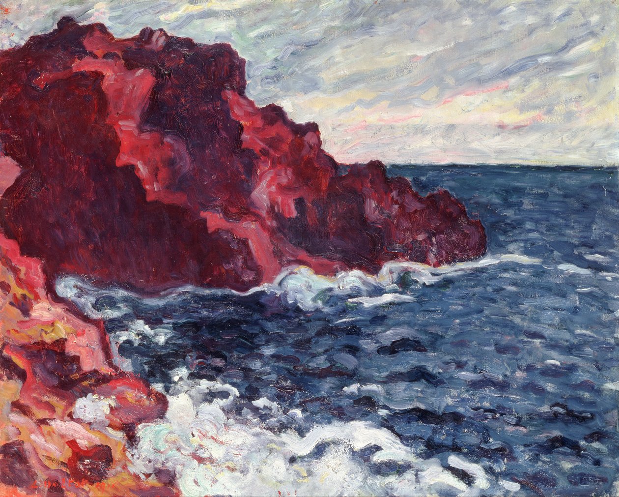Fiolette klipper av Louis Valtat