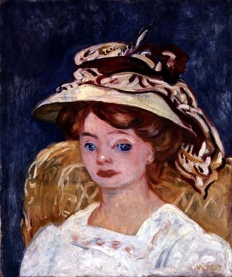 Ung kvinne, ca. 1907 (olje på lerret) av Louis Valtat