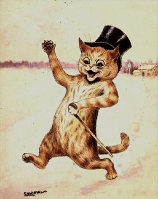 Topp katt! av Louis Wain