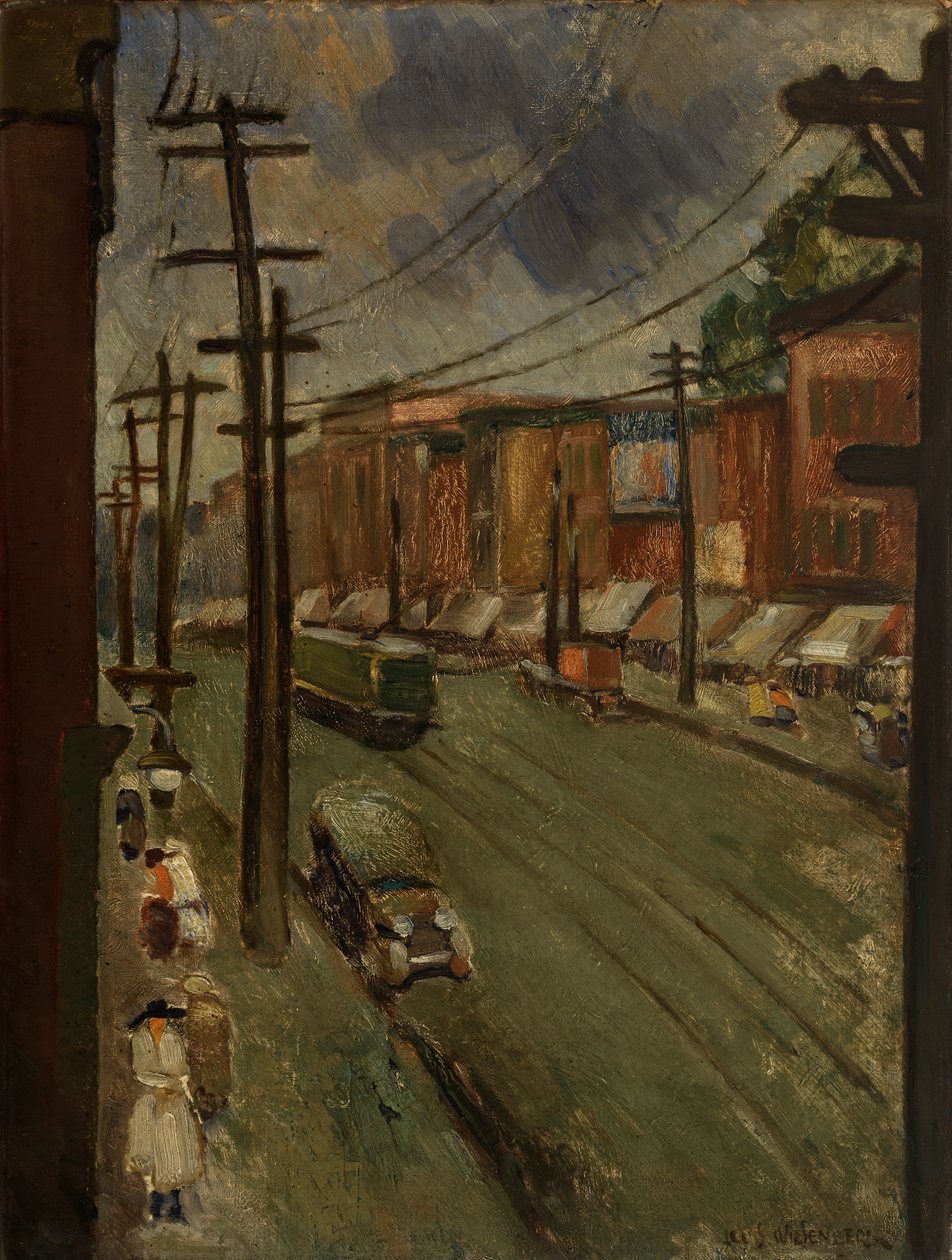 Main Street, Montreal, 1928. av Louis Wiesenberg