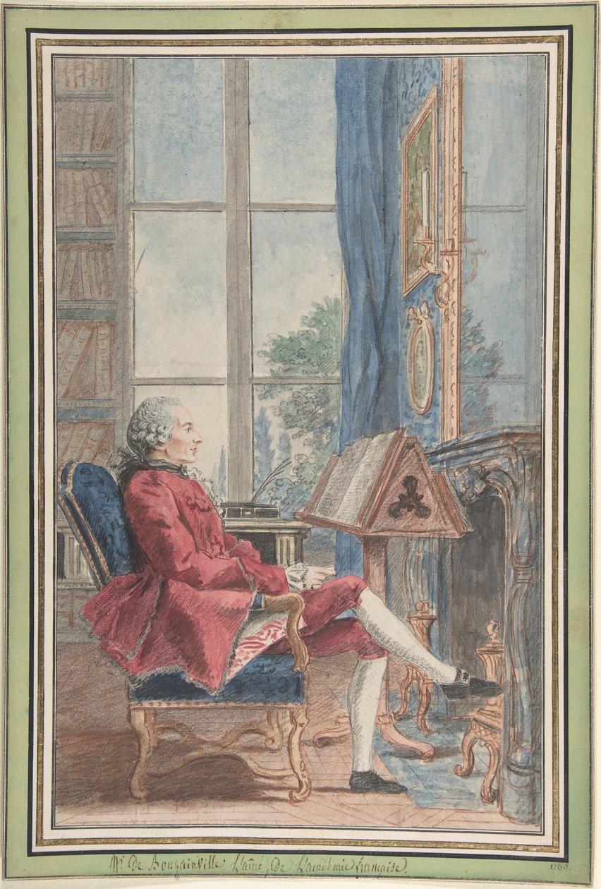 Jean-Pierre de Bougainville, 1760. av Louis de Carmontelle