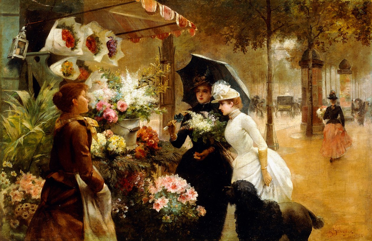 Sommerblomster av Louis de Schryver