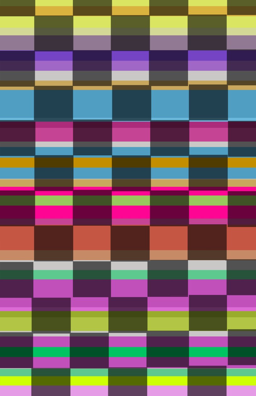 Fargerike kuber (digitale) av Louisa Hereford
