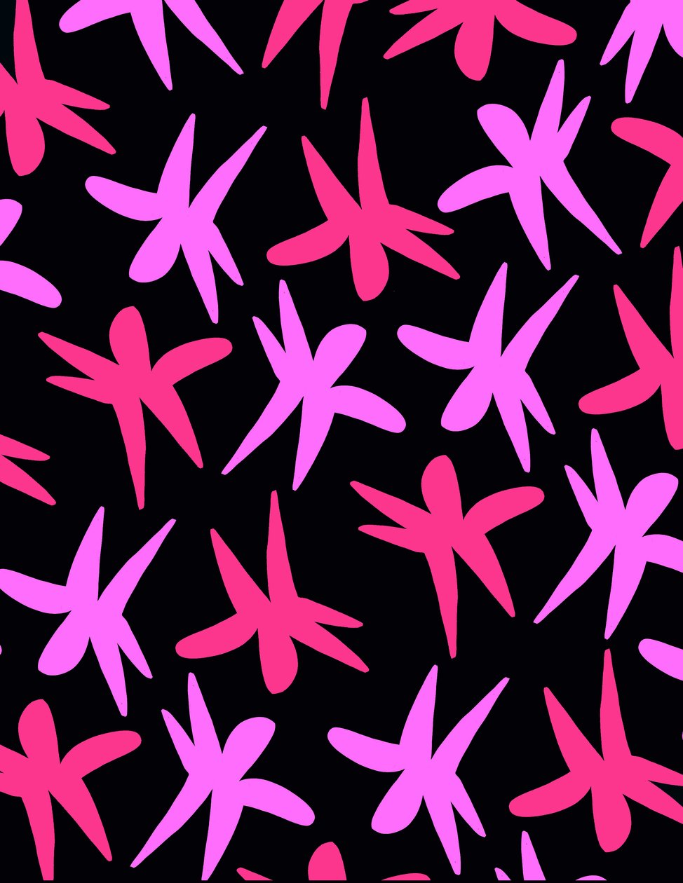 Blomsterstjerner (digitale) av Louisa Hereford