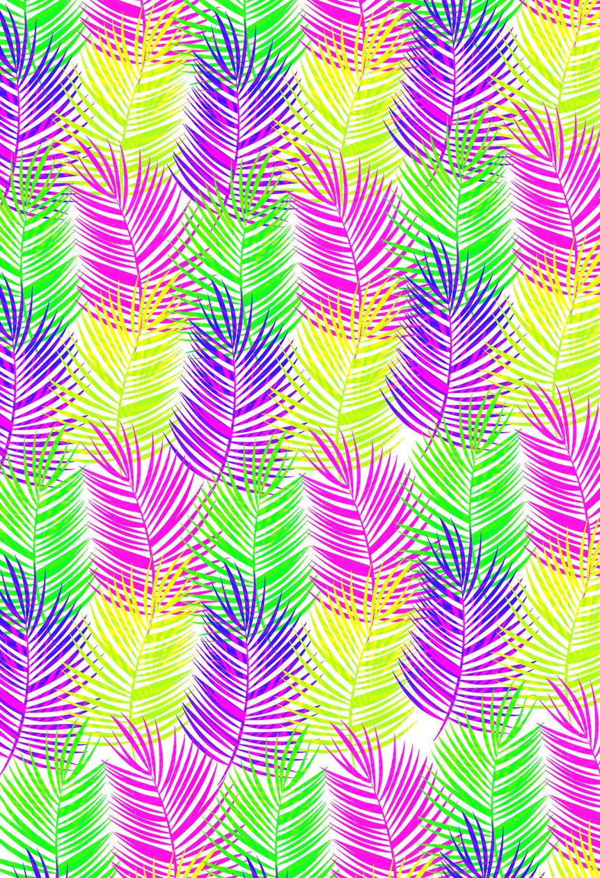 Overlaid Leaves, 2017, Digital Media av Louisa Hereford