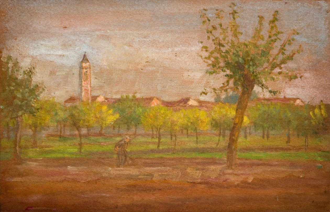 Landsbyen Cairate, Lombardia, 1877. av Louisa Starr