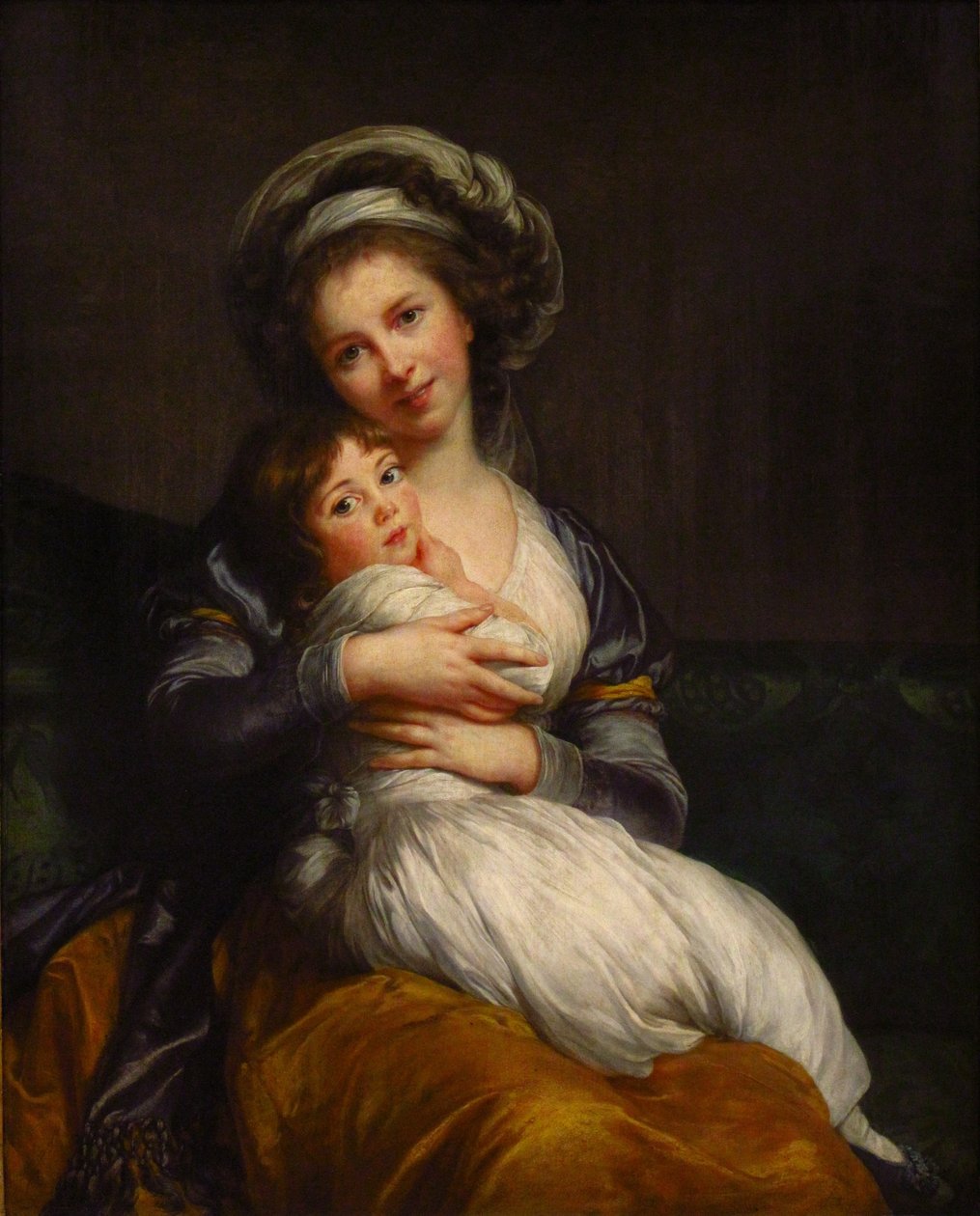 Madame Vigée-Le Brun og datteren hennes av Elisabeth Louise Vigee Lebrun