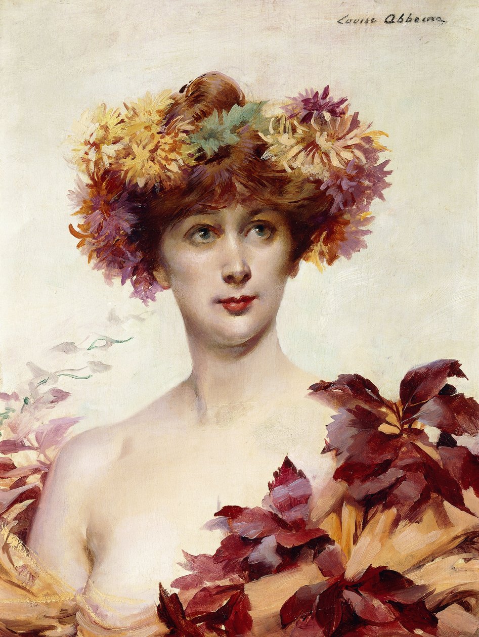 Et portrett av Sarah Bernhardt, av Louise Abbéma